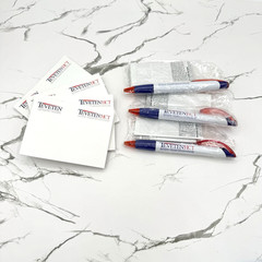 Drug Rep Teveten HTC Collectible Pharmaceutical Pens Sticky Note Pad Lot Sealed