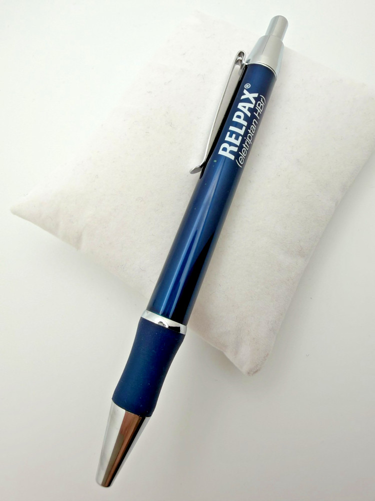 Relpax Heavy Metal Drug Rep Pen (tested & working)