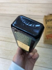 Vintage PISO’S Chloroform Cough Syrup Medicine Bottle Rare Original Box Amber