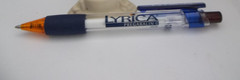 LYRICA Promotional Pen Plastic Medium Weight – Rubberized Grip – Writes