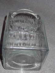 Antique Apothecary Jar Cough Candy Tablets Meseroll & Co Trenton NJ Drug Store