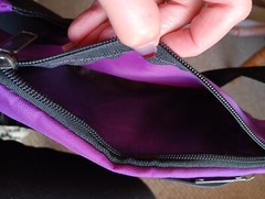 FOSRENOL Pharmaceutical Drug Rep. Advertising Purple Fanny pack 3 zip pockets