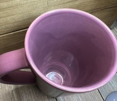 Drug Rep Ditropan XL Coffee Mug Cup Purple Pharmasutical 6 Inches Tall LOOK