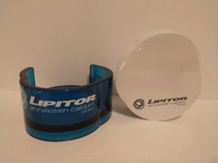 Pfizer LIPITOR Pharmaceutical Drug Rep Advertising STICKY NOTES & HOLDER 2004