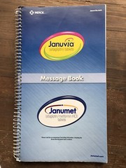JANUVIA JANUMET PHARMACEUTICAL DRUG REP MESSAGE BOOK