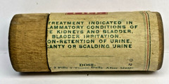 VINTAGE A D S SPECIAL KIDNEY & BLADDER PILL WOOD CONTAINER
