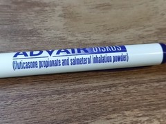 Advair Diskus Pharmaceutical Drug Rep Pen Vintage