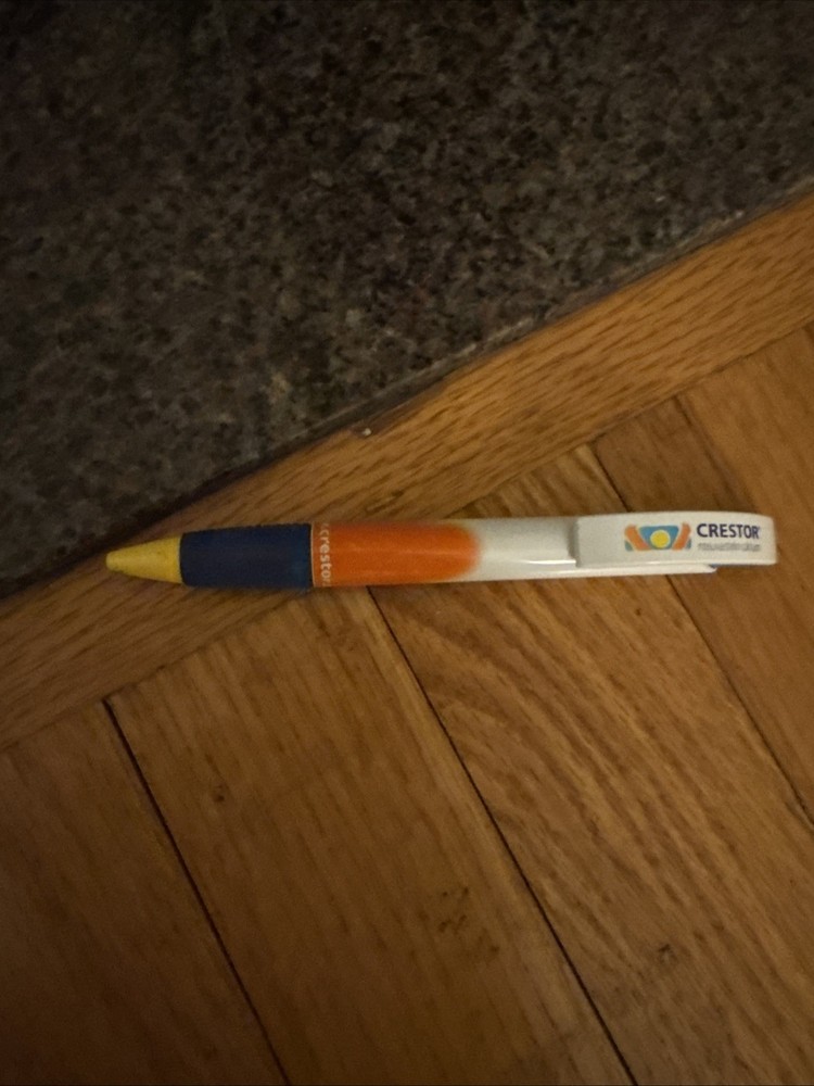Crestor Plastic PEN Drug Rep Pharmaceutical Promo Medical Advertising Black Ink