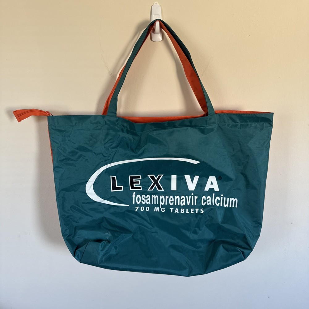 Drug Rep Pharmaceutical Tote Bag LEXIVA – Rare