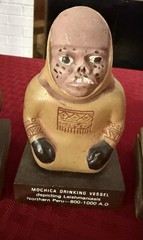 3 Vtg Maya Mochica Medicine Man Schering Pottery Pharma Cream Ad