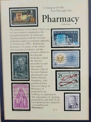 Framed History Of Pharmacy Stamps Jack Rabbit Professional Frame Pharmacist