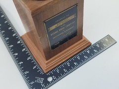 1957 Rexall Drug Outstanding Achievement Award Trophy Pharmaceutical Antique