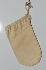 VTG Medical Humor Drawstring Bag “When Johnny Comes Coughing Home” Canvas Pouch