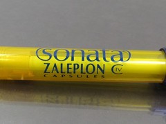 Sonata CIV PEN + Sticky Notes Drug Rep Pharmaceutical Promo Advertising w/ Info
