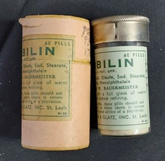 New Old Stock Medicine Box & Bottle Probilin Schering & Glatz New York St Louis