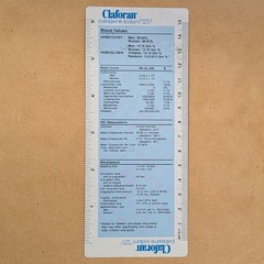 Drug Rep Pharmaceutical Promo CLAFORAN Advertising Measurement Ruler