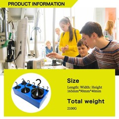 Hook Weight Set,9 Piece Hooked Weight Mass Set 10g – 1,000g