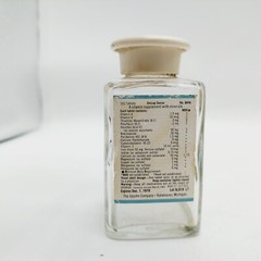 Vintage Upjohn Unicap Multivitamins Empty Bottles Collectible Jars Drug Lot Of 2