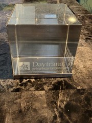Daytrana Pharmaceutical Paperweight Glass Cube