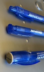 Pharmaceutical Pens Set of 3 Used Condition Plastic Clicker Collectible
