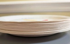 Vtg 1996 Pfizer Pratt Paper Plates 20ct Zoloft Procardia XL Norvasc Glucotrol XL
