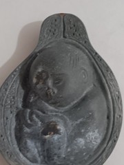Vintage Tabron Parke-Davis Fetus Paperweight Macabre Pharmaceutical Oddity