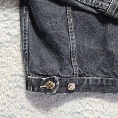 Vintage 90s Y2k Phat Farm New York Men’s Large Denim Trucker Jacket Embroidered