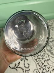 Grafco Medical Apothecary Glass Jar stainless Lid blue letters Tongue Depressors