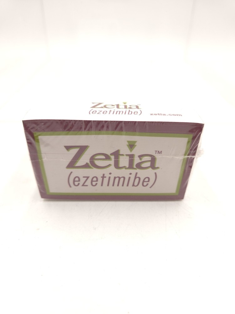 New Zetia Drug Rep Pharmaceutical Sealed Note Pad Cube 11/02