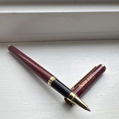 Aricept Donepezil HCl Burgundy Gold Pharmaceutical Collectible Promo Pen
