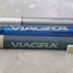 Lot of 3 Pharmaceutical Drug Rep Viagra Promo Pens Advertising