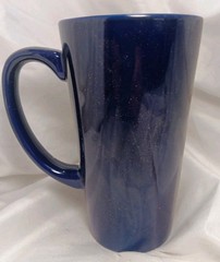 Tall Coffee Mug Logo Novo Nordisk, Danish Pharmaceutical Com.,Cobalt Blu M-Ware