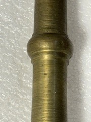 Vintage 1940s – 50s Solid Brass Mortar and Pestle Greek Key Design Pattern 3.5lb