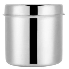 Ointment Jar, 304 Stainless Steel Jar with Lid for Cotton Balls Gauze and Dre…