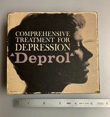 DEPROL – Treatment for Depression – 1960s – Wallace New Brunswick NJ – Empty box