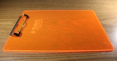 ZOLOFT Pfizer Pharmaceutical Clipboard 1991 FDA Approval Glow Orange Research