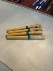 Drug Rep Pens 4 ( Byetta ) with Felt Tip Black Bic Smooth