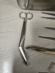 Vintage USSR Surgical Instruments Set w/ Sterilization Tray Soviet Medical Tool