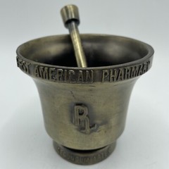 VTG Mortar & Pestle Lot of 5 Decorative Brass Apothecary Pharmacy Pill Grinder