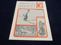 1966 Michigan Outdoors Club Digest w/Annual Fishing Contest Winners info B139