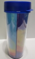 Travel Mug Cup Crestor Drug Pharmaceutical Rep Fade Away Lenticular Logo READ