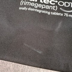 Nurtec ODT Drug Rep Advertising Purple Tote Bag Pharmaceuticals Pharma