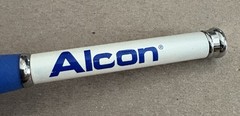 Alcon Eyecare Writing Pen Drug Rep Collectible Blue White Promo Item