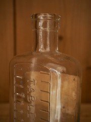 Trio of Vintage / Antique English Apothecary Chemist Bottles (Sold Individually)