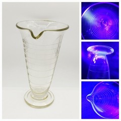 VTG Apothecary Beaker With Spout Measuring Pharmacy Science Lab 8.25″ 16oz GLOW