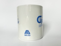 Vintage Cipro Mug Ceramic Pharmaceutical Promotion Drug Rep Advertising