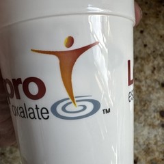 Lexapro Pharmaceutical RX Rep Promotional Plastic Drinking Cups Set of 4
