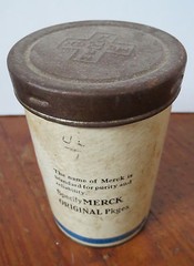 MERCK SACCHARIN SODIUM CONTAINER – VINTAGE PHARMACEUTICAL JAR
