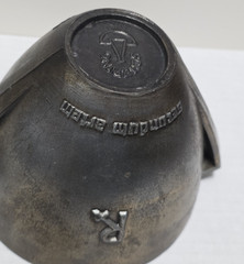 Vintage 1967 Cast Iron Pharmacy Class Mortar & Pestle Rx Graduation