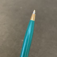 Vtg PFIZER Pharmaceutical Drug Advertising Sales Rep Pen Norvasc Blue Teal Green